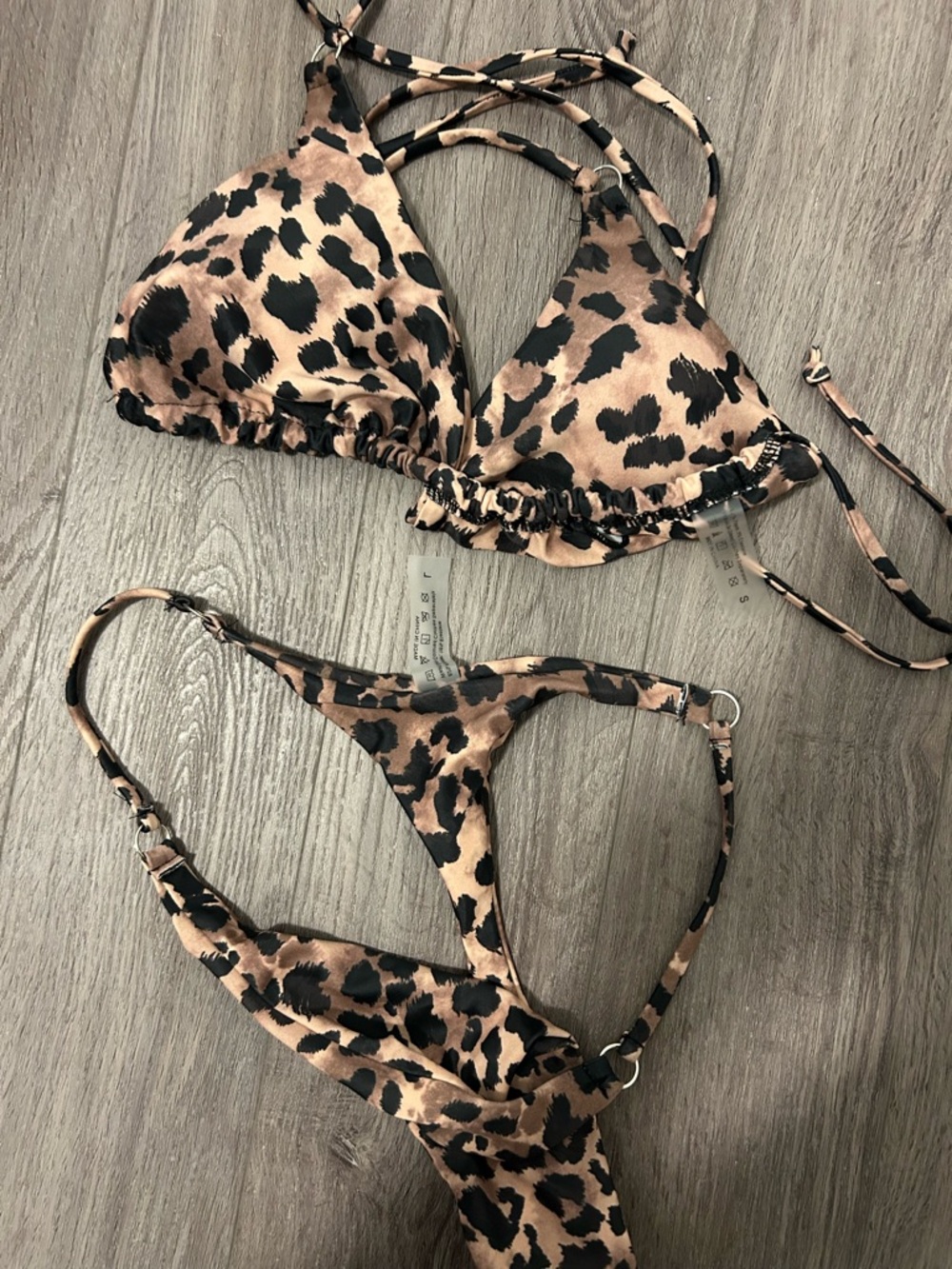 Bundle of bikinis size small tops and size large bottoms